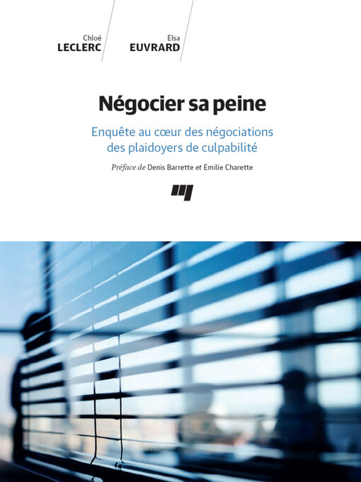 Title details for Négocier sa peine by Chloé Leclerc - Available